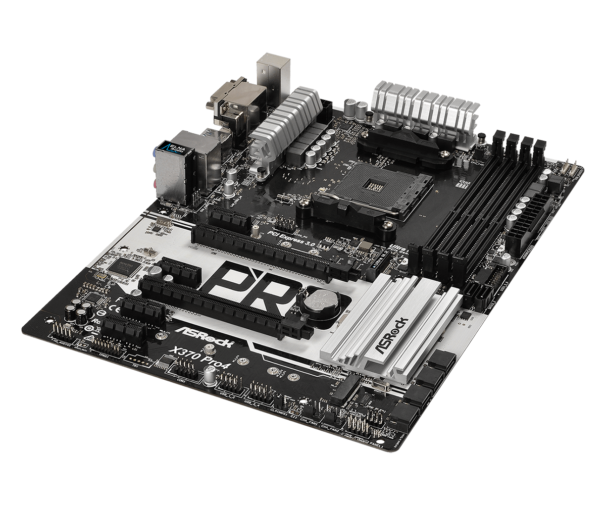 Asrock x370 pro4 не видит видеокарту